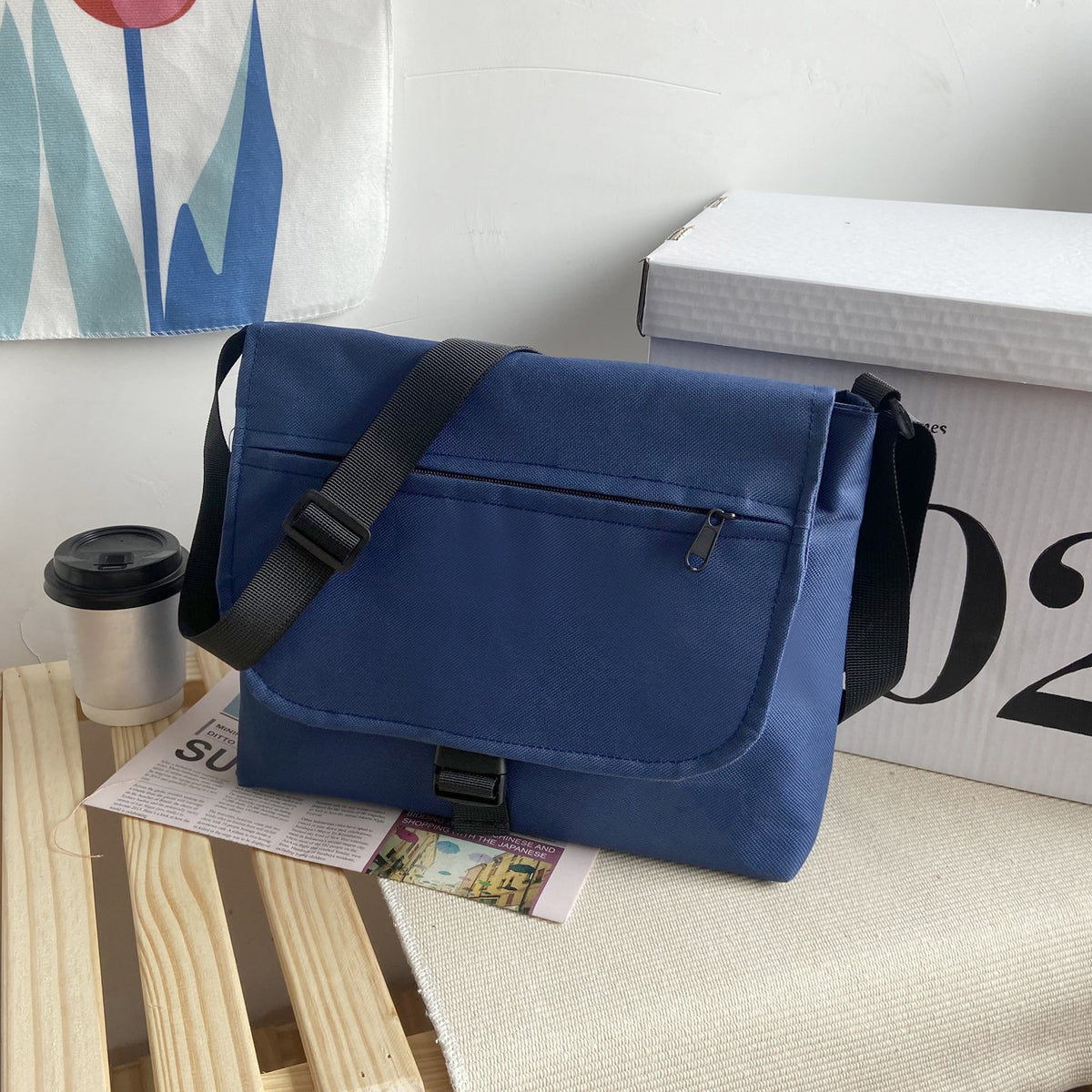 Unisex Oxford Messenger Bag Crossbody Bag Shoulder Bag Sling Bag