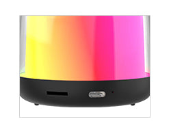 2023 New Product Colorful Home RGB Light Wireless Speaker