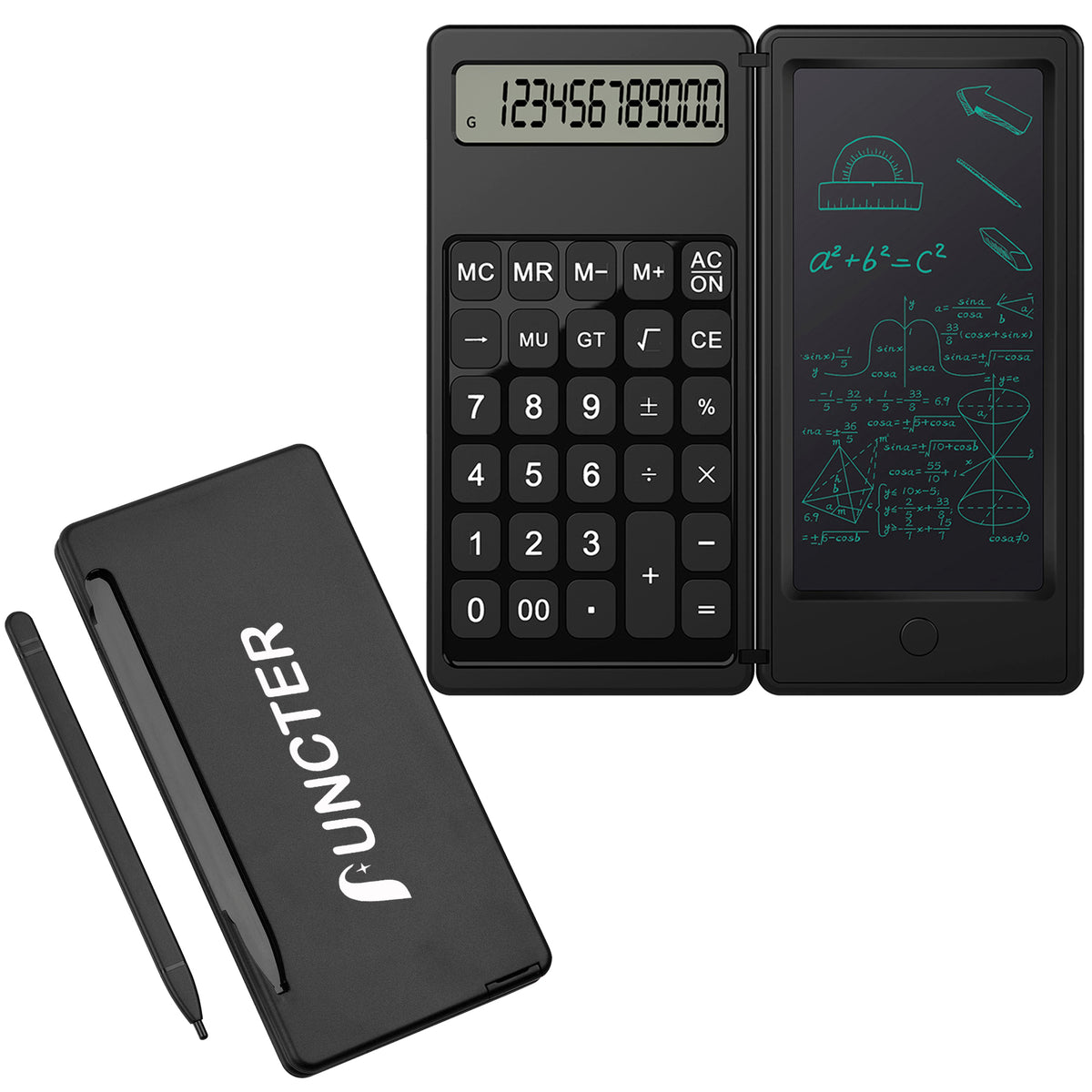 Basic Calculator Notepad with 6" LCD Writing Tablet