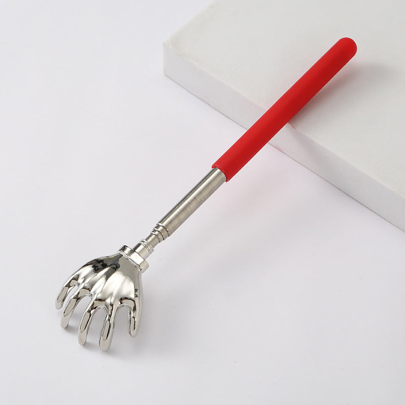 Telescoping Stainless Steel Back Scratcher W/ Soft Foam Handle for Itch Relief