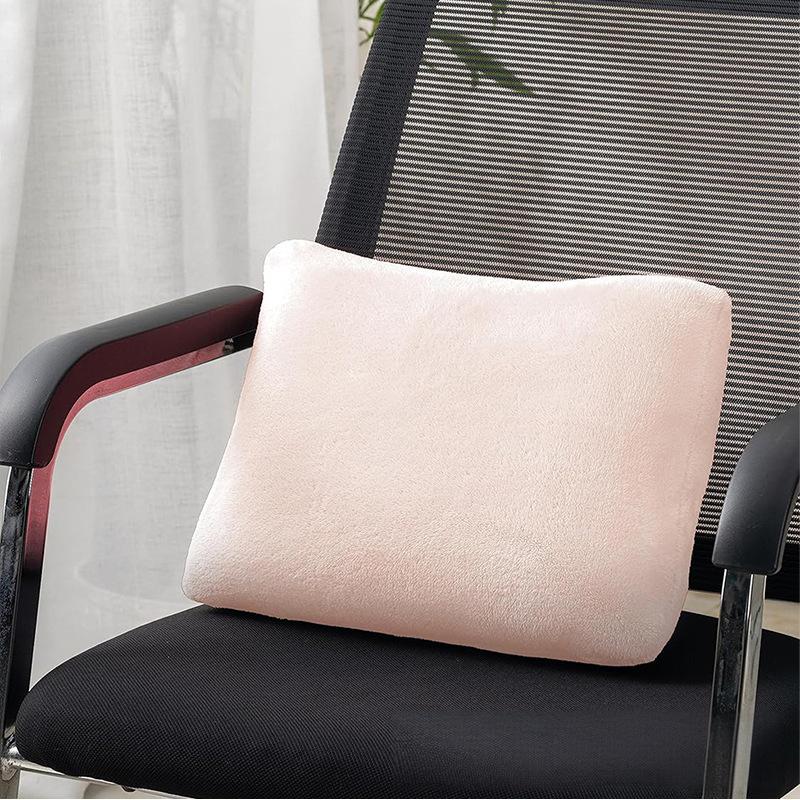 2-in-1 Foldable Wrap-Style Throw Blanket Cushion