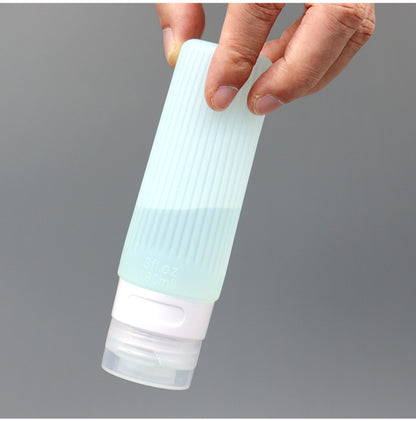 3 OZ Silicone Travel Cosmetics Split Bottles