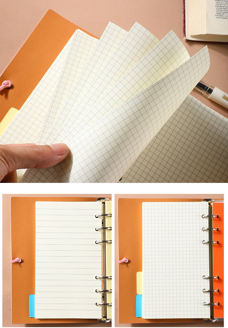 A5 PU Leather Notebook Journal Rope Closure
