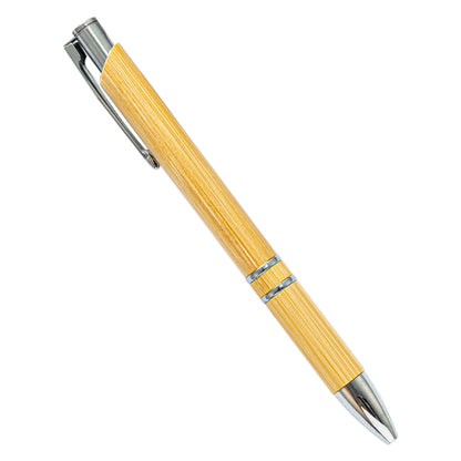 Bamboo Retractable Ballpoint Pen