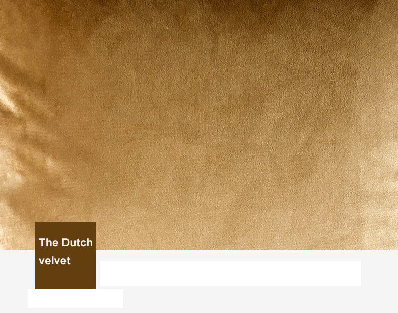 19.7 x 19.7" Premium Square Dutch Velvet Throw Pillowcase With Hidden Zipper