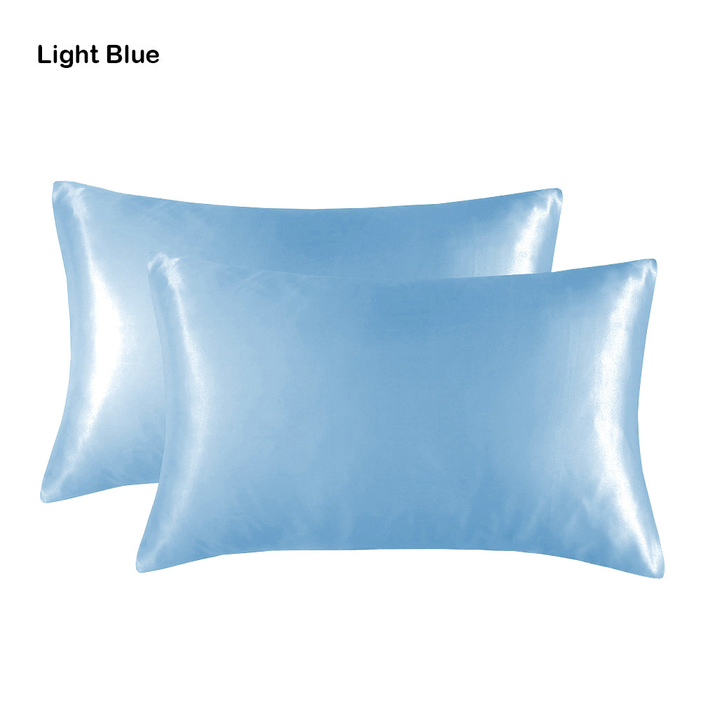 20 x 36" Premium Square Satin Silk Throw Pillowcase - Envelope Closure