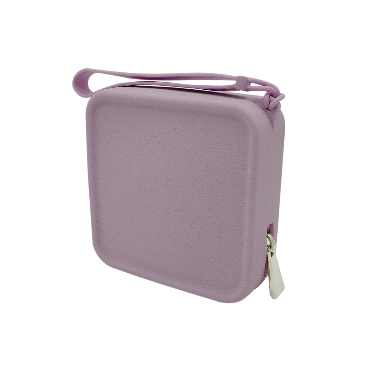 Multi Purpose Portable Silicone Square Organizer Zipper Bag For Samll Items and Cosmetic