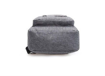 Sling Bag Chest Shoulder Backpack Travel Outdoors CrossBody Bags W/Earphone Hole