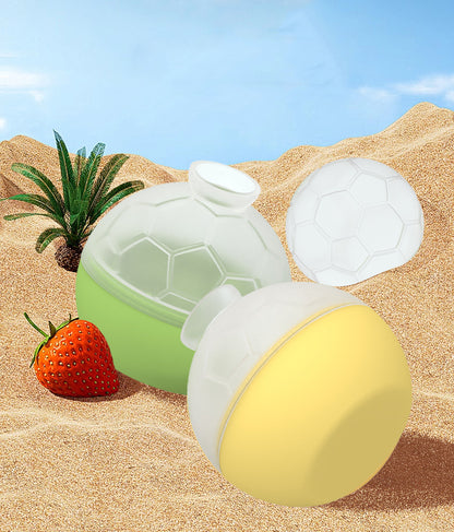 Large Single Sports Ball Ice Cube Molds Soccer Shaped Silicone Ice Ball Mold