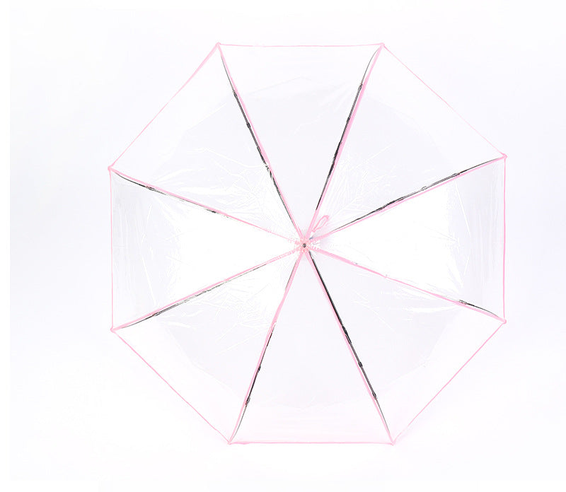 Tri-fold Automatic Transparent Umbrella