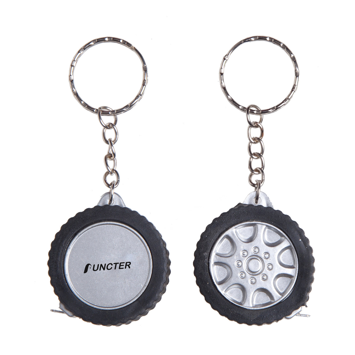 Tire Shape Handhold Tape Measure W/keychain