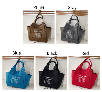 Canvas Shopping Tote Bag Single Shoulder Bag Boat Bag