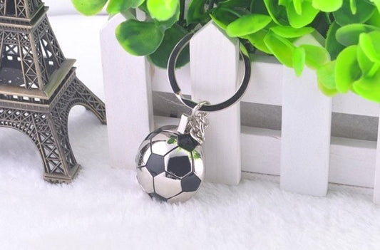 Half Soccer Key Chain