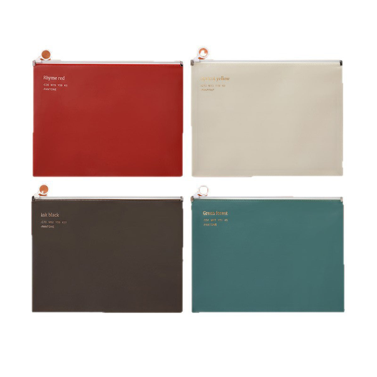 A4 Waterproof Zipper File Folders