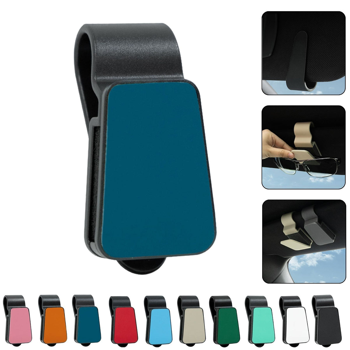 Car Vanity Mirror Eyeglasses Holder Car-Mounted Eyeglass Holder