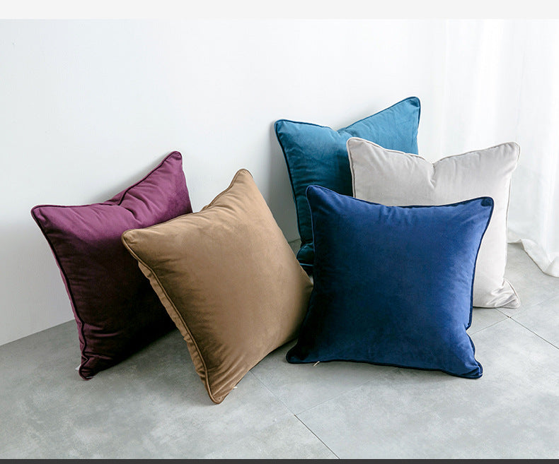 Full Printed 19.7 x 19.7" Premium Square Dutch Velvet Throw Pillowcase With Hidden Zipper
