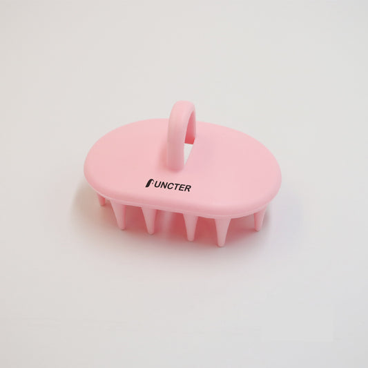 Oval Massager Silicone Shampoo Scrubber Head Massager Hair Scrubber Brush