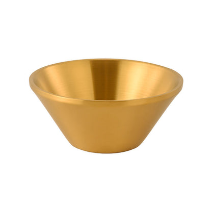 Stainless Steel Broad Brimmed Rice Bowl 37 oz.