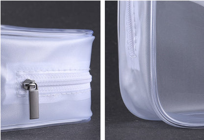 Portable Clear Makeup Pouch 4.33''L 1.77''W 4.13''H (Small)