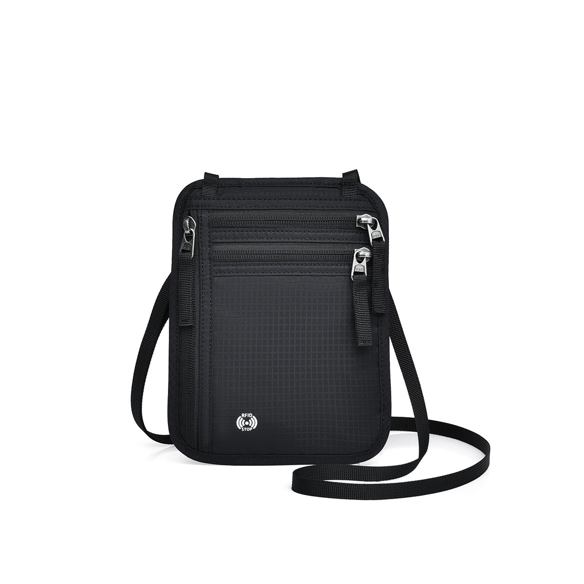 Water Resistant RFID Passport Holder Bag Travel Neck Wallet