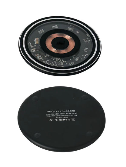 15W Magnetic Wireless Charger /Fast Charging (NO AC Adapter)