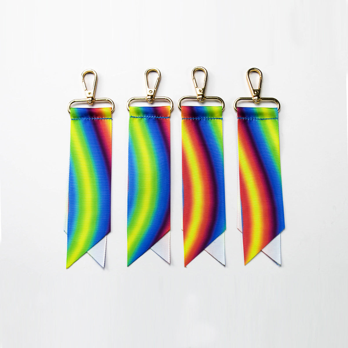 Custom 1.97"W x 7.9"L Polyester Backpack Tags Bicycle Pendant