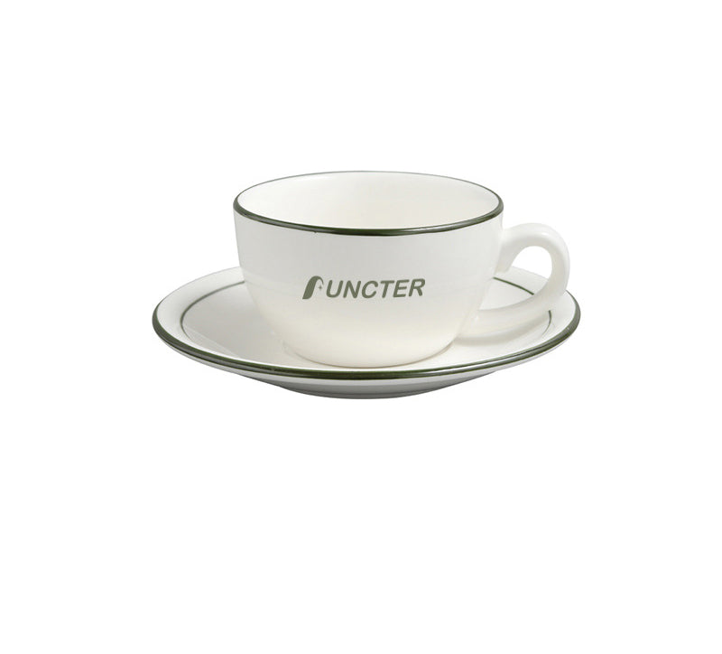 8.5 Oz./250ml Ceramic Cup & Saucer Set