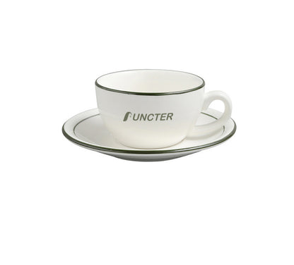 8.5 Oz./250ml Ceramic Cup & Saucer Set