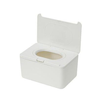 Tissue Box Holder, Multi-Functional Tissue Box Cover with Remote Control Holder