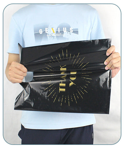 11.8"x15.7" 2.4mil Merchandise Bag W/ Die Cut Handle for Boutique Bag Shopping Clothes Packaging Bag