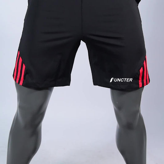 Men's Dry Fit Compression Running Sport Shorts Athletic Shorts Gym Wear Stripe Shorts