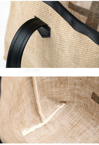 Burlap Hand Bags