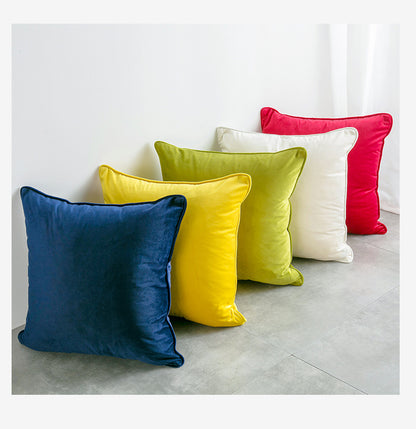 Full Printed 17.7 x 17.7" Premium Square Dutch Velvet Throw Pillowcase With Hidden Zipper