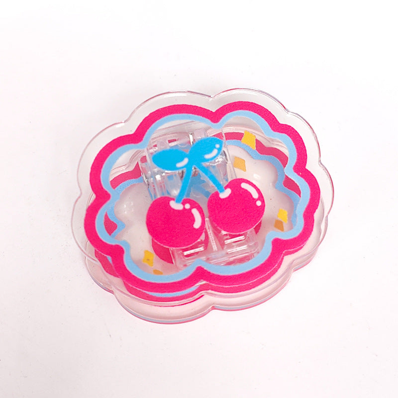 Acrylic Paper Photo Album Memo Clip Bag Binder Sealing Clips Food Bag Clamp -Two Sides Printing