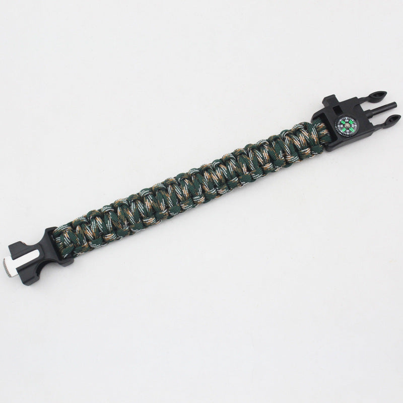 Compass 6" 1 Multiple Function Survival Bracelet