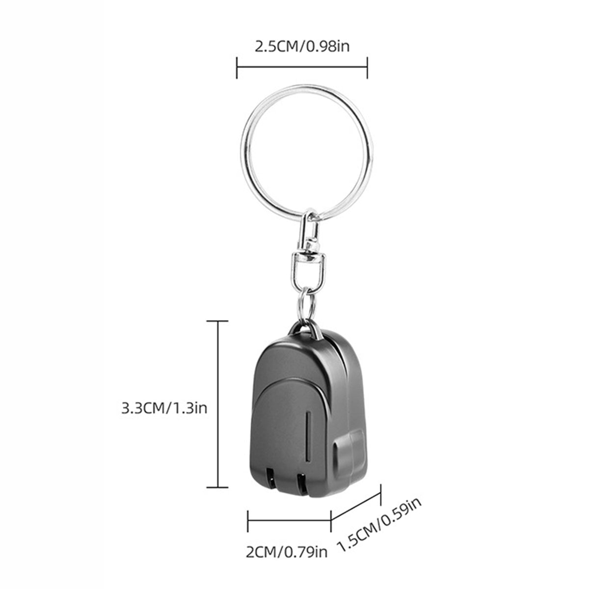 Portable Mini Stainless Steel Nail Clipper Keychain