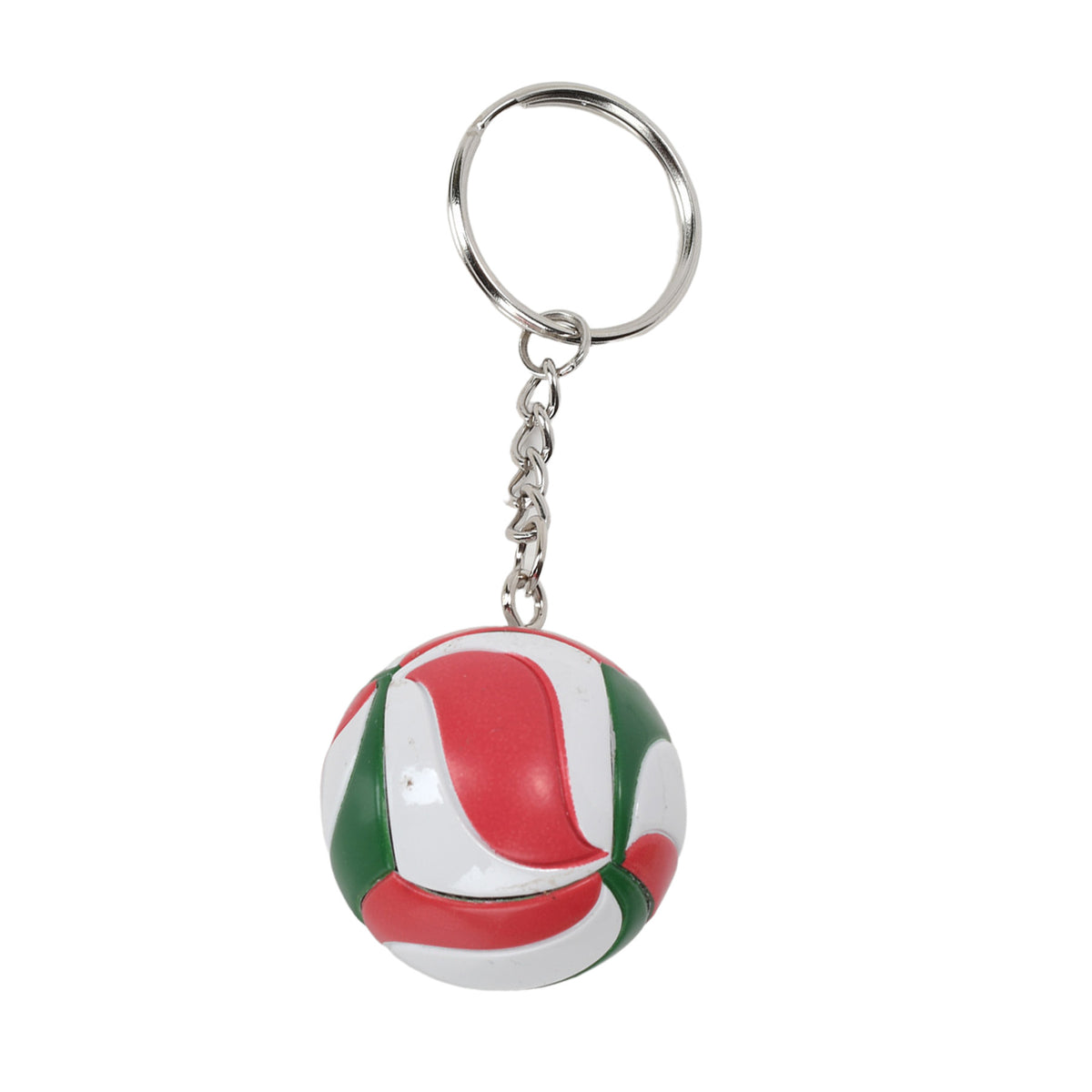 Metal Sport Volleyball Keychain