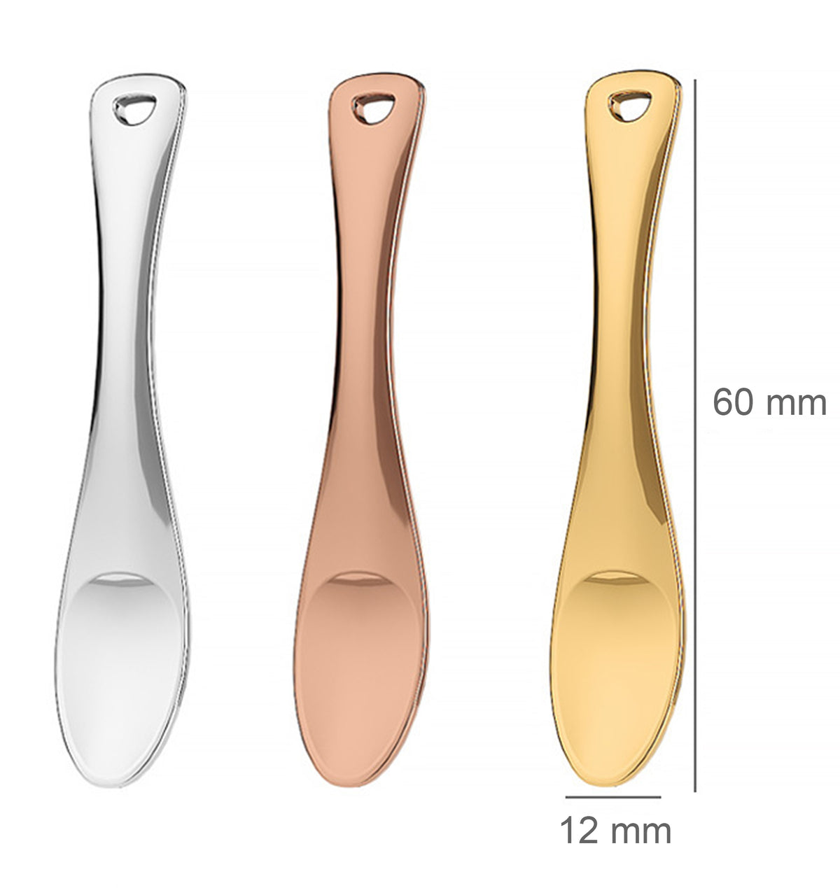 Mini Metal Cosmetic Skincare Spatula Facial Tool