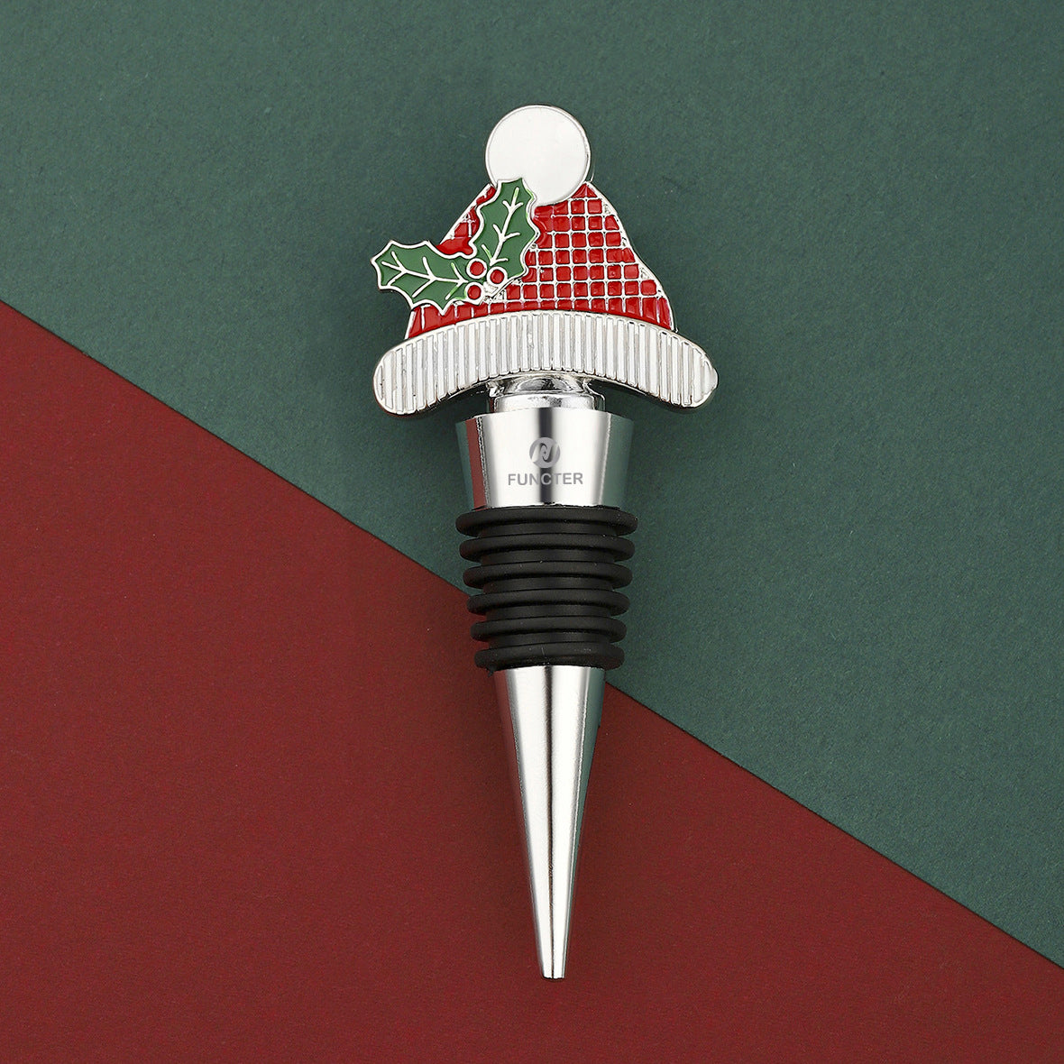 Christmas Hat Wine Stopper