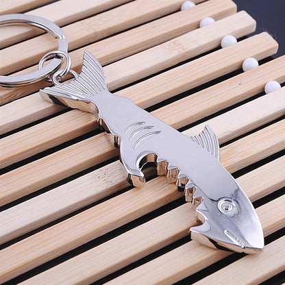 Shark Shaped Key Chain W/Bottle Opener