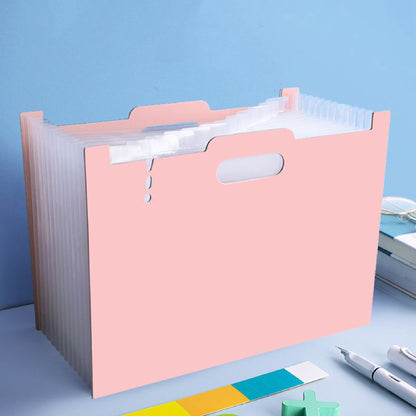Horizontal File Folder Letter Size Expanding File Folder Desktop File Organizer Office File Holder