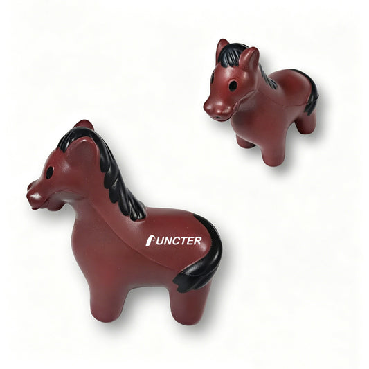 Horse Pressure Ball PU Foam Decompression Toy Horse Shaped Squishy Stress Reliever