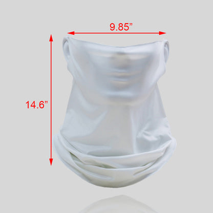 Summer Polyester Neck Gaiter Face Mask Bandanna with Ear Loops