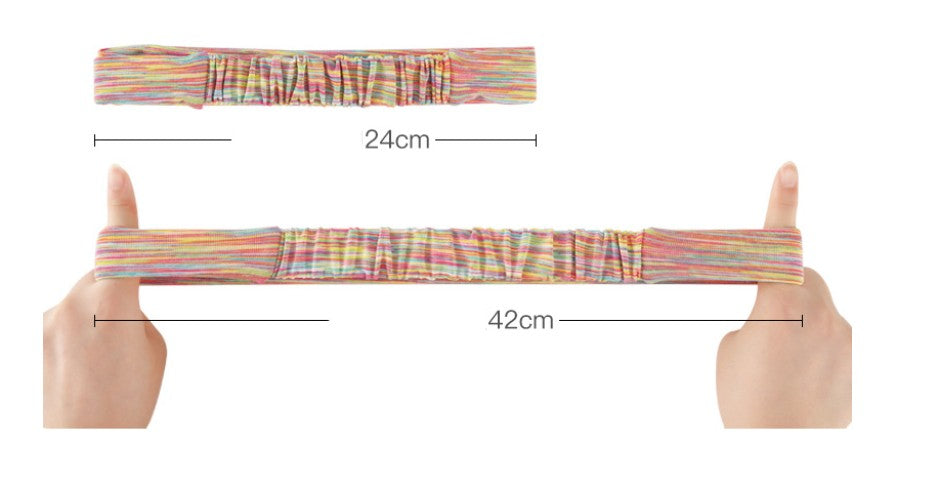 Wide Headband Stretchy Sweat Wicking Headband Hair Wrap