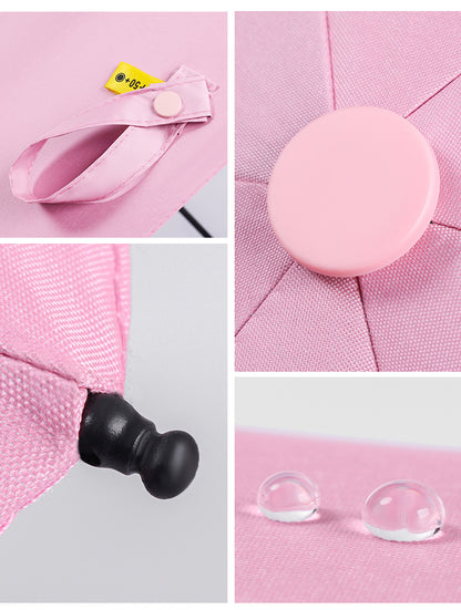 5 Fold Travel Lightweight Portable Pocket Mini Capsule Umbrella Manual Open 6 Panels Umbrella