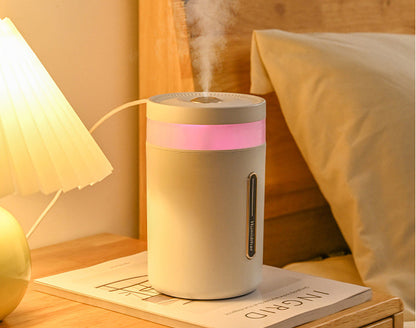 1000ml Rechargeable Battery Operated Cool Mist Humidifier Personal Desktop Humidifier Night Light