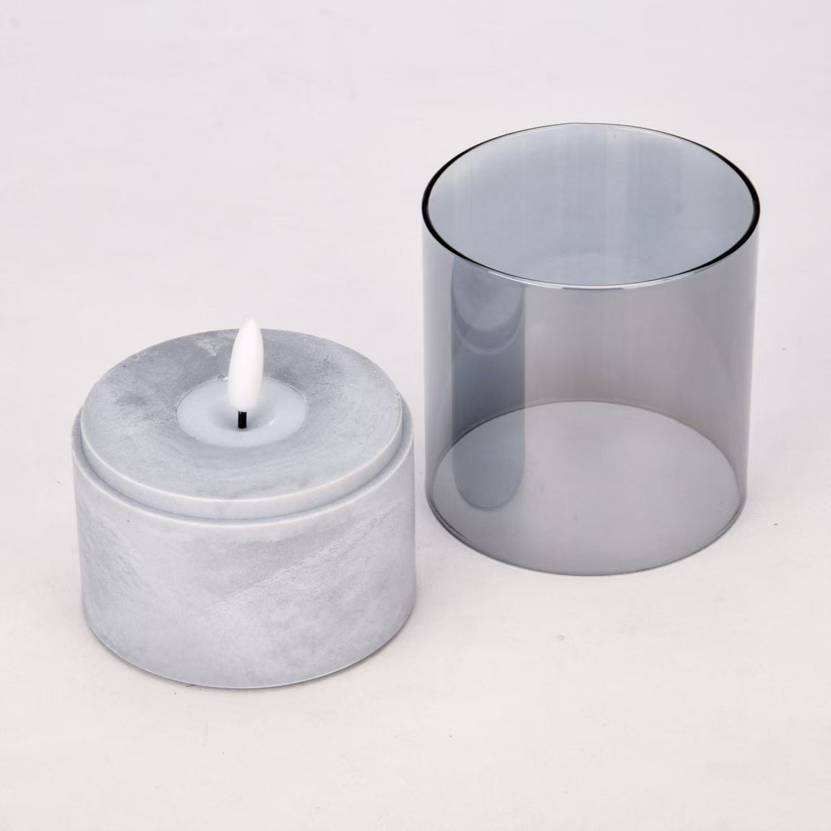 Electronic Candle W/ Flat Slit 3 x 5"