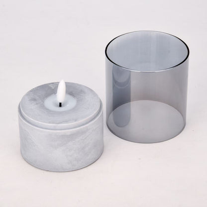 Electronic Candle W/ Flat Slit 3 x 5"