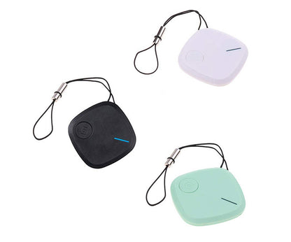 Square-Shaped Wireless Smart Wireless Tracker Anti-Lost Device Keychain Key Finder