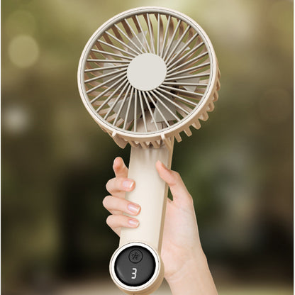 Desk Fan Portable Fan 3 Speed Adjustment w/ LED Display Screen